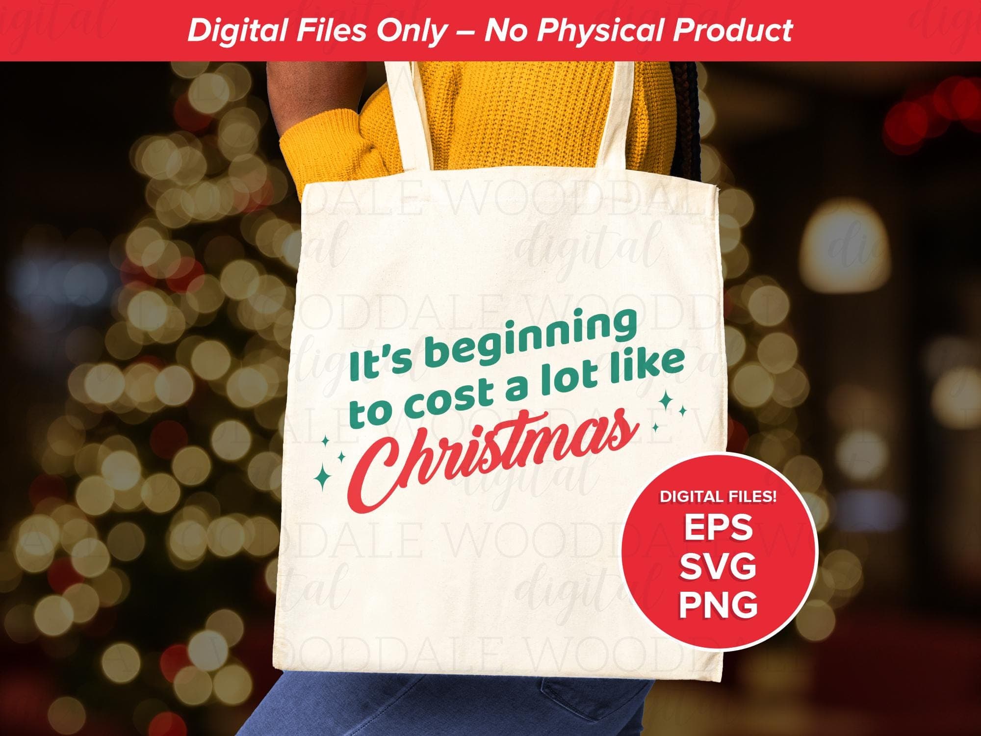 It’s Beginning to Cost a Lot Like Christmas SVG PNG EPS – Funny Christmas Typography Design image 3
