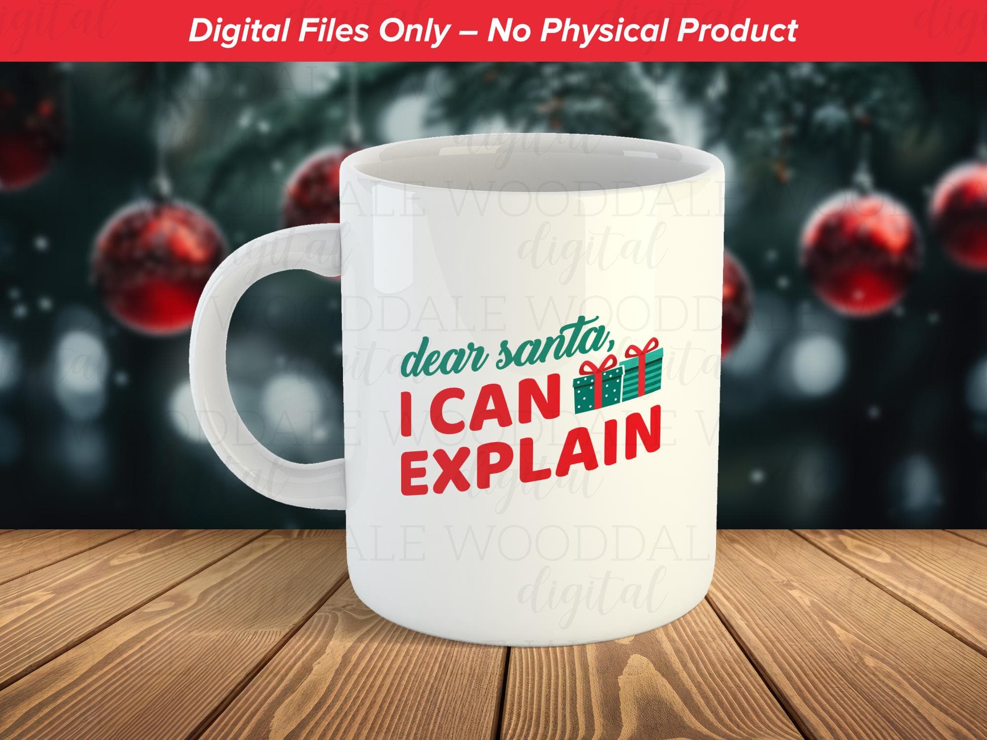 Dear Santa I Can Explain • Funny Christmas Typography • SVG PNG EPS + Source File image 4